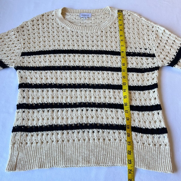 Everlane Eden 100% cotton Open Weave Sweater - Picture 6 of 9